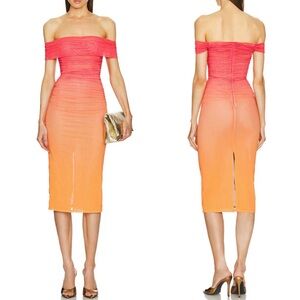 Michael Costello x Revolve Sunset Midi Dress Women’s Size Small
